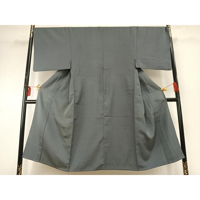 平和屋着物○男性 お召 吉祥文 正絹 逸品 CAAY9419th 平和屋着物＊夏物