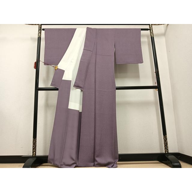 平和屋着物○本草木染作家 圓啓 江戸小紋 堅牢草木染 極小鮫小紋柄
