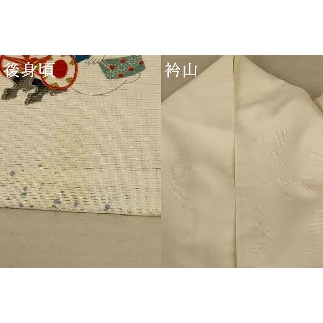 平和屋着物＊夏物　訪問着　絽　唐子　金彩　正絹　逸品　AABE7431jd