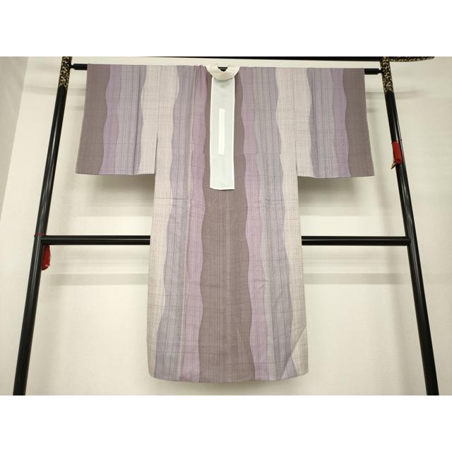 平和屋着物●長襦袢　袷　よろけ間道　正絹　逸品　AABE8231ck 平和屋着物○長襦袢 袷 よろけ間道 正絹 逸品 AABE8231ck : 平和屋