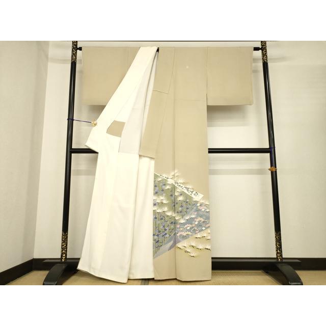 平和屋着物●本加賀友禅作家　白坂幸蔵　色留袖　松竹梅宝尽くし　正絹　逸品　AABE9269ck 平和屋着物○本加賀友禅作家 白坂幸蔵 色留袖 松竹梅宝尽くし 正絹