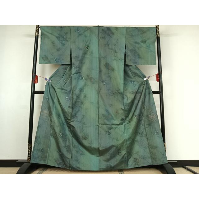 平和屋本店●極上　中国三大刺繍 スワトウ刺繍 汕頭刺繍 振袖・長襦袢(無双仕立て)セット 作家物 駒刺繍 道長花文 金糸　逸品　DZAB5899kh6 平和屋本店○極上 中国三大刺繍 スワトウ刺繍 汕頭刺繍 訪問着 鴛鴦花