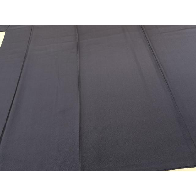 平和屋着物●京友禅　染清水　色無地　青褐色　ロング丈　正絹　逸品　AABF0494fy 平和屋着物○京友禅 染清水 色無地 青褐色 ロング丈 正絹 逸品