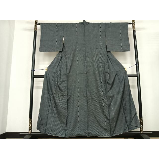 平和屋着物○本場大島紬 割り込み絣 正絹 逸品 AABF0578fy : 平和屋