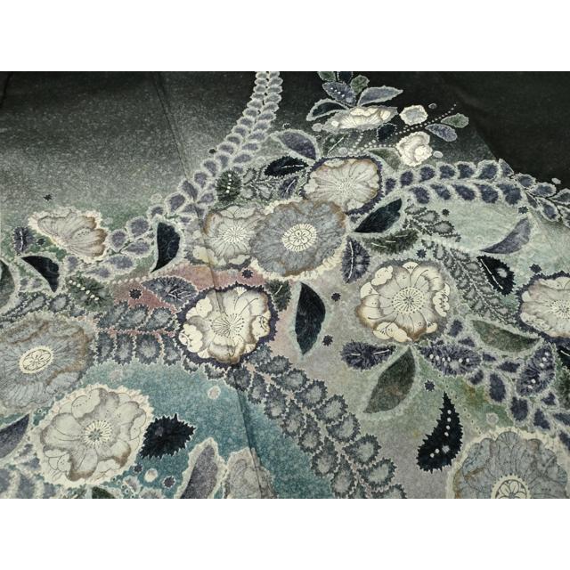 平和屋着物▽訪問着　単衣　辻が花　正絹　逸品　AABC0545fy 平和屋着物▽訪問着 単衣 絞り 辻が花 正絹 逸品 DAAU6374sfの通販はau
