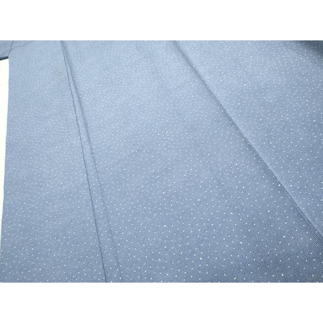 平和屋着物●洗える最高級着物　＜英＞はなぶさ謹製　江戸小紋　鮫小紋柄　AABF4208cs