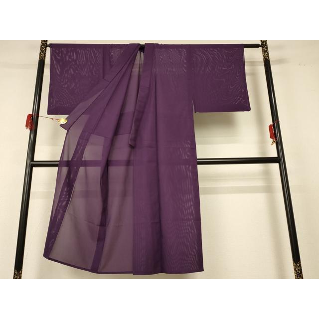 平和屋着物＊夏物　男性　色無地　絽　似せ紫色　正絹　逸品　AABF5096jd 平和屋着物＊夏物 男性 色無地 絽 似せ紫色 正絹 逸品 AABF5096jdの