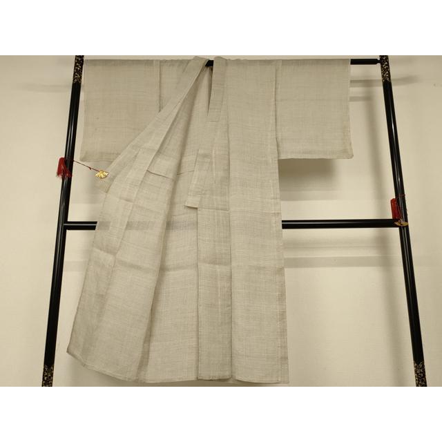 平和屋着物＊夏物 男性 石川県指定無形文化財 能登上布 本麻手織上布