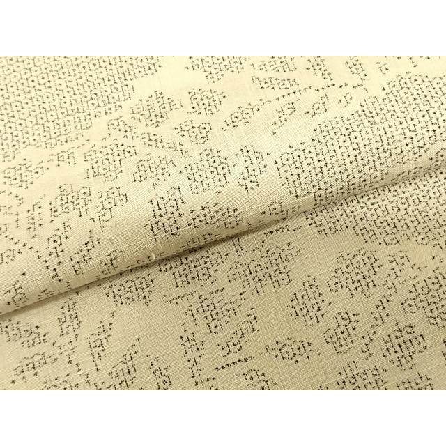平和屋着物●結城紬　100亀甲　雲取り文　証紙付き　正絹　逸品　未使用　AABF5475fy