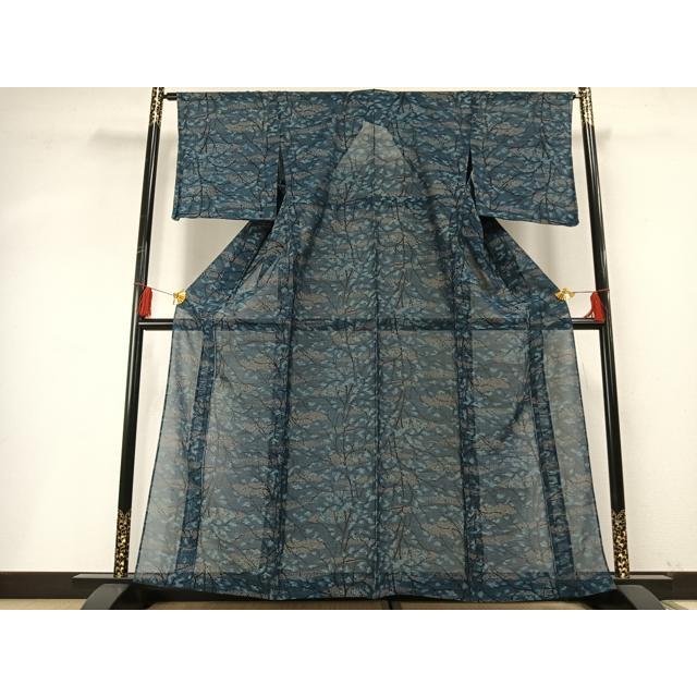 平和屋着物＊夏物 紗紬 枝花文 正絹 逸品 AABF5718fy : 平和屋ヤフー 