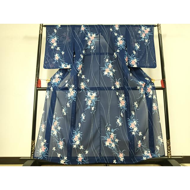 平和屋着物＊夏物 色無地 絽 瓶覗色 洗える着物 AABB5842st 【公式通販】