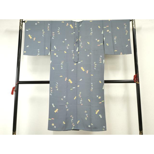 平和屋着物●長襦袢　無双仕立て　赤トンボ　反端付き　正絹　逸品　AABF6577cs 平和屋着物○長襦袢 無双仕立て 赤トンボ 反端付き 正絹 逸品