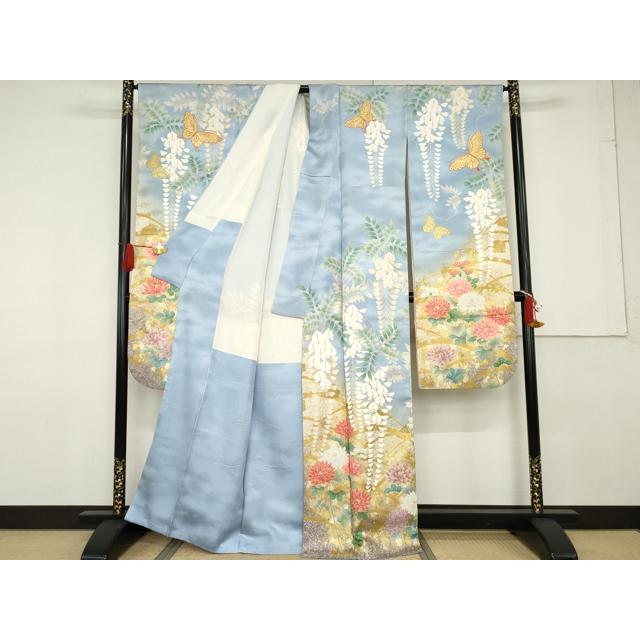 豪華振袖　駒刺繍　花丸文　暈し染め　金彩 豪華振袖 駒刺繍 花丸文 暈し染め 金彩 【公式通販】