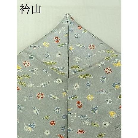 平和屋着物▽上質な小紋　単衣　宝尽くし文　正絹　逸品　AABF6654jh 平和屋着物▽上質な小紋 単衣 宝尽くし文 正絹 逸品 AABF6654jh : 平和