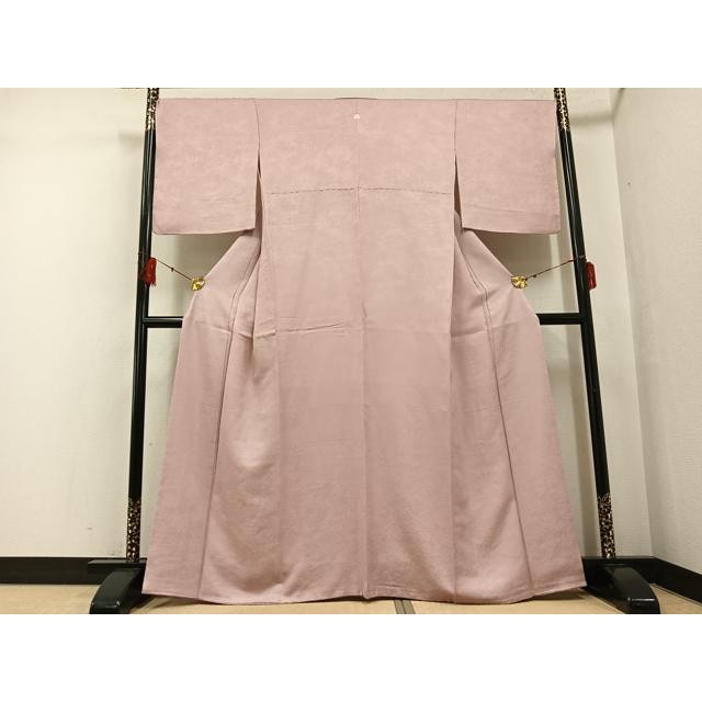 平和屋着物●上質な色無地　虹色　正絹　逸品　未使用　AABF6969ph
