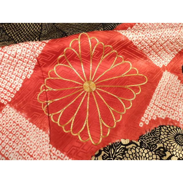 平和屋着物●豪華振袖　駒刺繍　絞り　花菱文　金彩　正絹　逸品　AABF7071ck 平和屋着物○豪華振袖 駒刺繍 絞り 花菱文 金彩 正絹 逸品 AABF7071ck