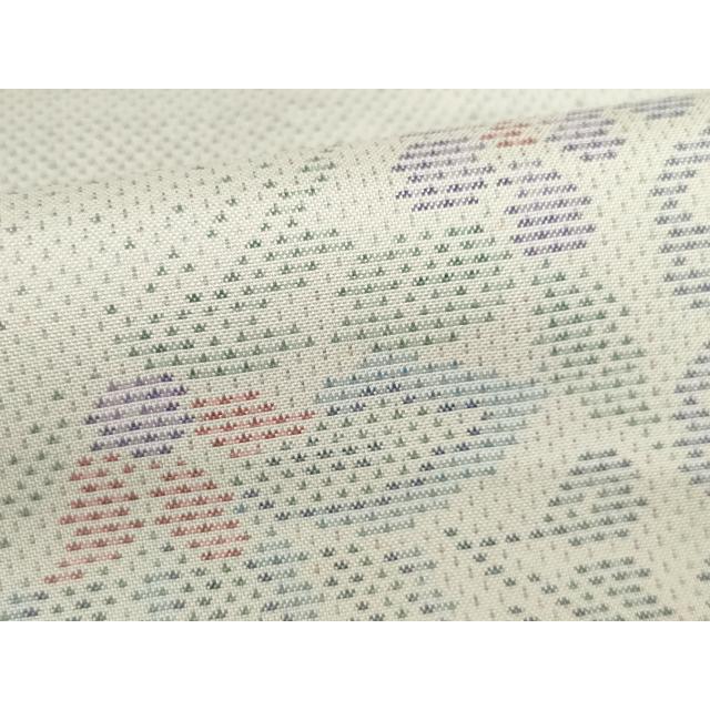 平和屋着物▽本場大島紬　単衣　麻の葉文様　反端付き　正絹　逸品　CAAT0775dy 平和屋着物○本場大島紬 白大島 花間道 正絹 逸品 AABF8975ck : 平和屋