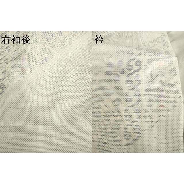 平和屋着物○本場大島紬 白大島 花間道 正絹 逸品 AABF8975ck : 平和屋
