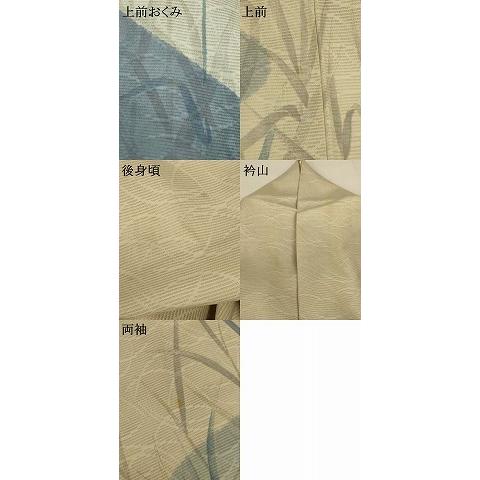 平和屋着物＊夏物　訪問着　絽　流水枝葉文　正絹　逸品　AABF9423jd_7