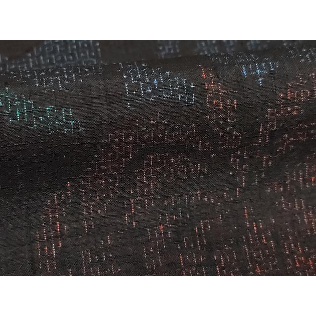 平和屋着物●本場結城紬　重要無形文化財　100亀甲　菊　正絹　逸品　AABG0816ck 平和屋着物○本場結城紬 重要無形文化財 100亀甲 菊 正絹 逸品