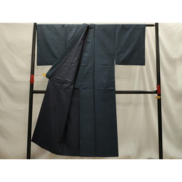 平和屋着物○男性 本場大島紬 アンサンブル 長襦袢(袷)セット 100亀甲