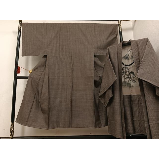 平和屋着物●本場大島紬　龍郷絣　正絹　逸品　AABF6582cs 平和屋着物○本場大島紬 龍郷絣 鈴乃屋扱い 正絹 逸品 CABB0188gh