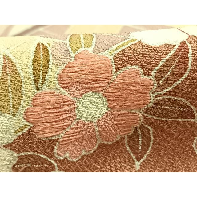 平和屋着物○創業460年・千總 訪問着 刺繍 風景花文 暈し染め 正絹 