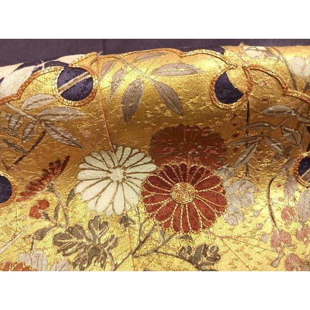 平和屋着物●銀座きしや　色留袖　駒刺繍　雪輪枝花文　金彩　正絹　逸品　未使用　AABG4543fy