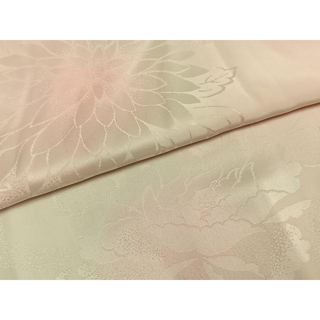 平和屋着物●振袖用長襦袢　無双仕立て　草花地紋　暈し染め　正絹　逸品　AABG4544fy_3