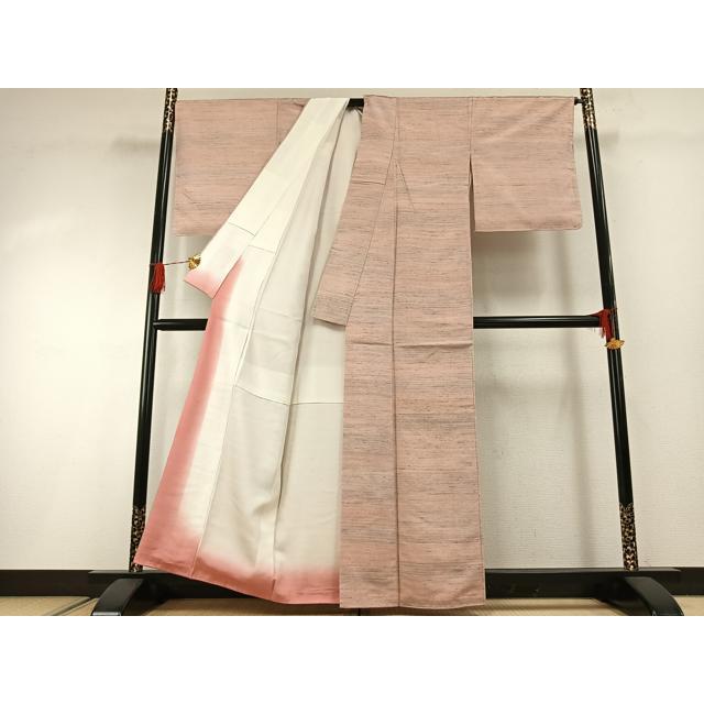 平和屋着物○紅花紬 米沢 霞文 正絹 逸品 AABG4549fy : 平和屋ヤフー