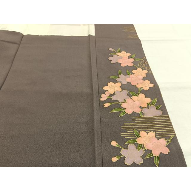 平和屋着物○ファッションデザイナー 花井幸子 振袖 駒刺繍 雲取り花文