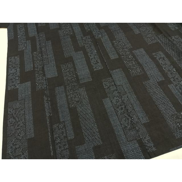 平和屋着物●本場結城紬　重要無形文化財　80亀甲　色紙文　高島屋扱い　正絹　逸品　AABG4797fy