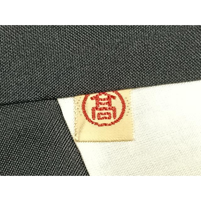 平和屋着物●本場結城紬　重要無形文化財　80亀甲　色紙文　高島屋扱い　正絹　逸品　AABG4797fy