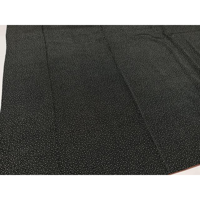 平和屋着物●江戸小紋　大小あられ　黒地　正絹　逸品　AABG4861ph_3