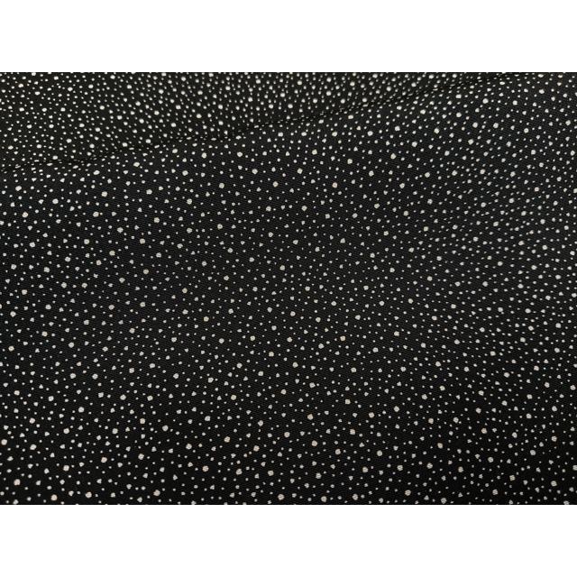 平和屋着物●江戸小紋　大小あられ　黒地　正絹　逸品　AABG4861ph_5