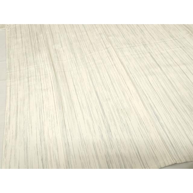 平和屋着物▽上質な小紋　単衣　紬地　霞文　正絹　逸品　未使用　AABG7226ck_3
