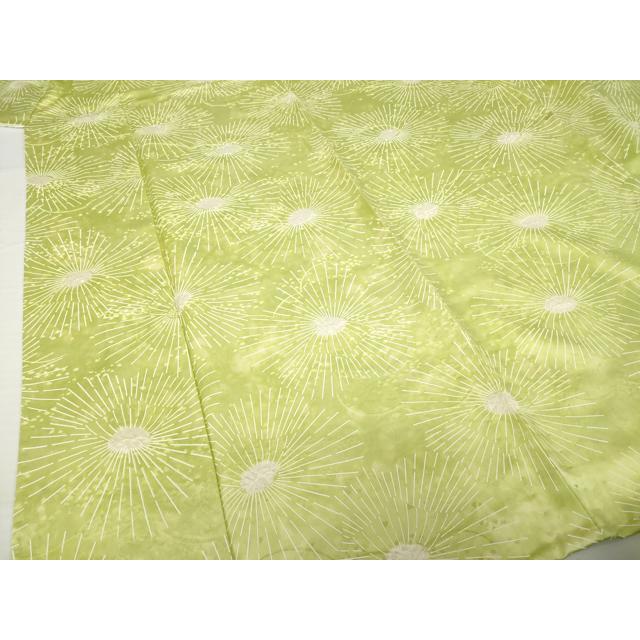 平和屋着物▽上質な小紋　単衣　絞り　花尽くし　正絹　逸品　AABG7614ck_3