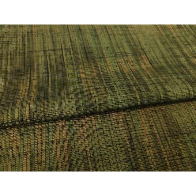 平和屋着物▽上質な紬　単衣　霞文　正絹　逸品　AABG7668ck_4