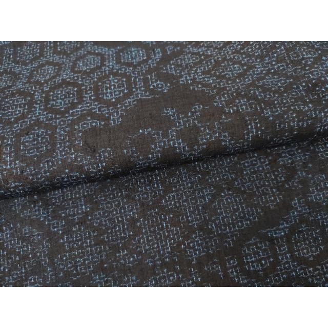 平和屋着物●本場結城紬　重要無形文化財　80亀甲　吉祥文　正絹　逸品　未使用　AABG7909cs