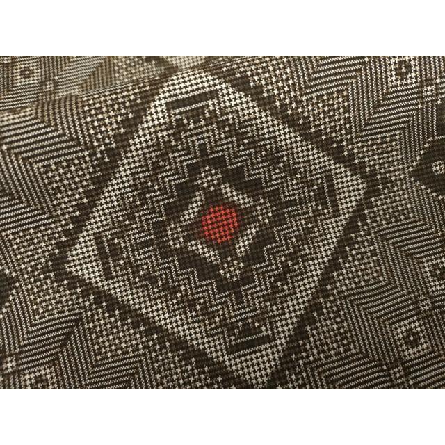 平和屋着物●本場大島紬　龍郷絣　正絹　逸品　AABG8004cs_5
