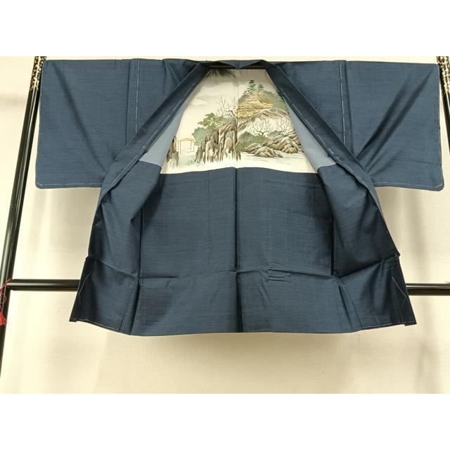 平和屋着物○男性 本場大島紬 アンサンブル 100亀甲 総詰め 正絹 逸品