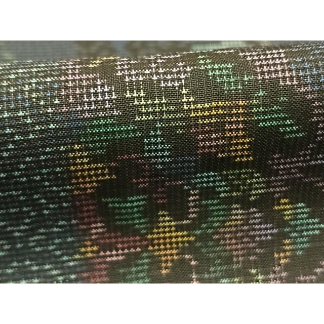 平和屋着物●本場大島紬　カタス7マルキ　吉祥花文　正絹　逸品　未使用　AABH0728fy