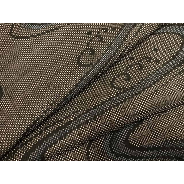 平和屋着物●本場大島紬　一元絣　流水文　正絹　逸品　未使用　AABH0850fy
