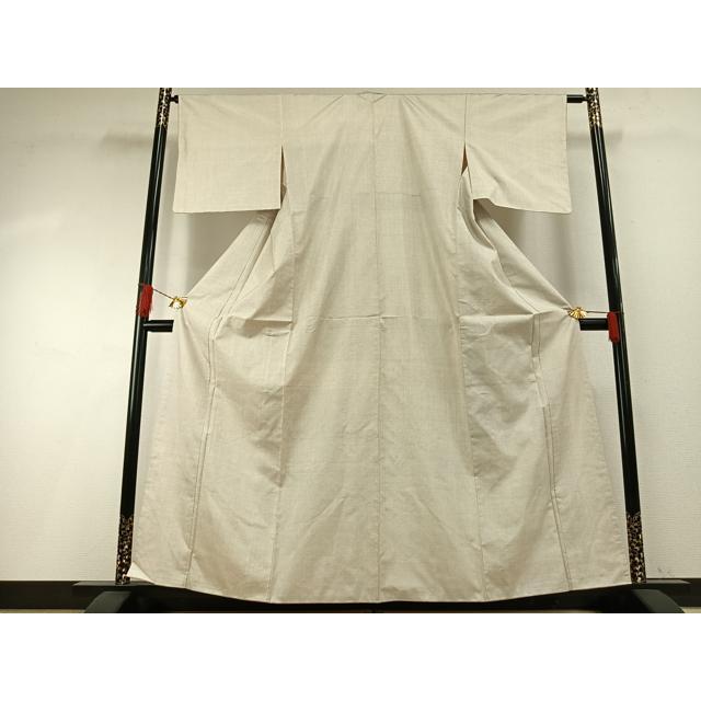平和屋着物●本場大島紬　白大島　一元絣　正絹　逸品　AABH0854fy