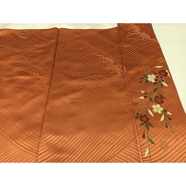 平和屋着物●豪華振袖　花蝶文　金彩　正絹　逸品　AABH2027ph