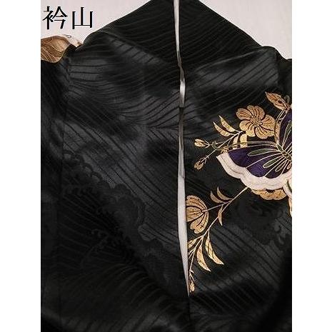 平和屋着物●豪華振袖　花蝶文　金彩　正絹　逸品　AABH2027ph