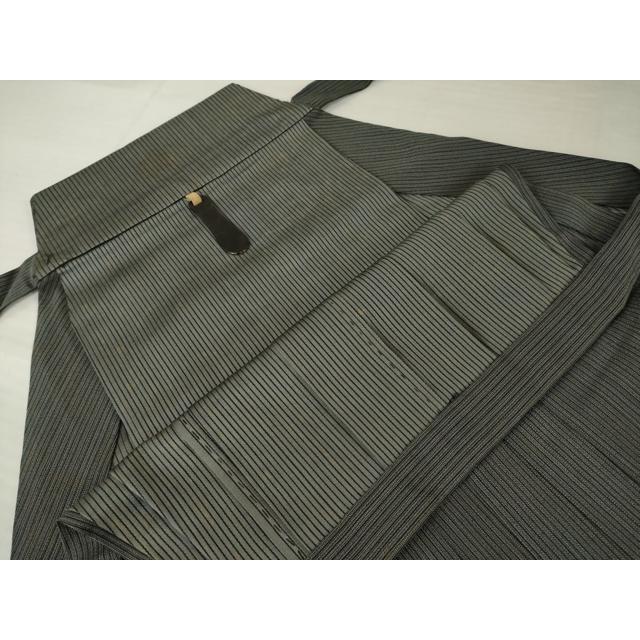 平和屋着物＊夏物 男性 行灯袴 縞 正絹 逸品 AABH2142ck 行灯袴 メンズ