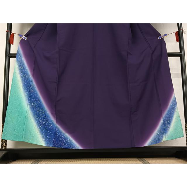 平和屋着物▽訪問着　単衣　霞文　暈し染め　洗える着物　AABH2300jh