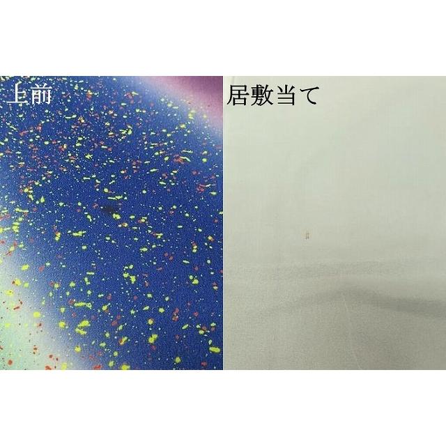 平和屋着物▽訪問着　単衣　霞文　暈し染め　洗える着物　AABH2300jh