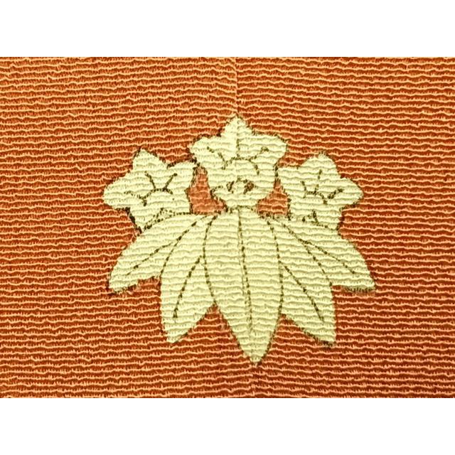 平和屋着物●銀座　志ま亀　訪問着　草花文　金彩　たとう紙付き　正絹　逸品　AABH4913fy